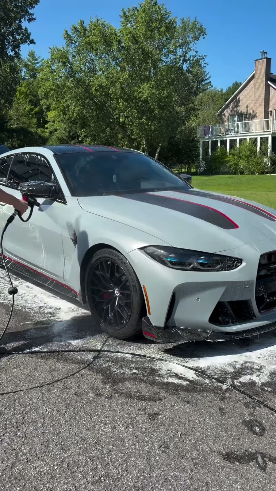 BMW M4 CSL lavage
